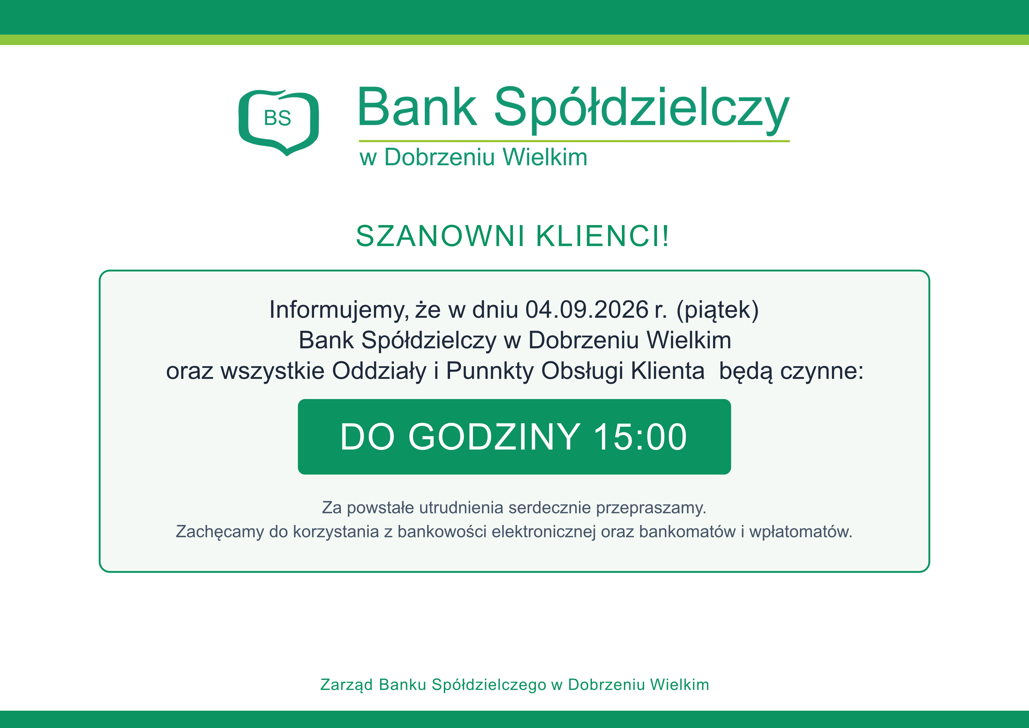 informacja 4 września