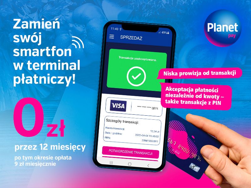 Aplikacja POSapp - Terminal płatniczy w telefonie